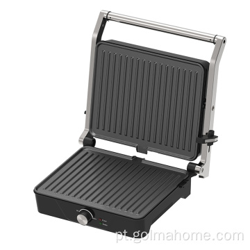 180 graus de abertura de prato destacável Contato Grill Sandwich Maker Elétrico Tamanho Grande Contato BBQ Grill